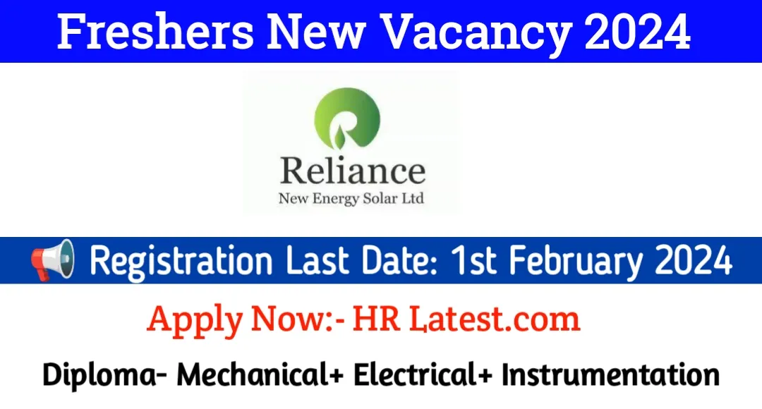 Opportunities at Reliance New Energy Solar