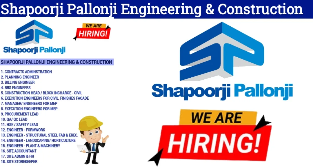 Shapoorji Pallonji Vacancy 2024