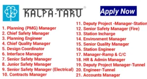 Kalpataru Projects International Limited Vacancy 2024