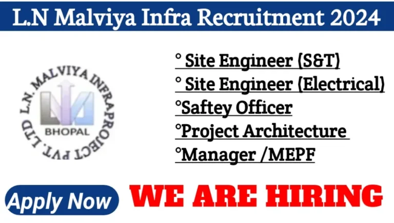 LN Malviya Infra Projects Pvt Ltd Vacancy 2024