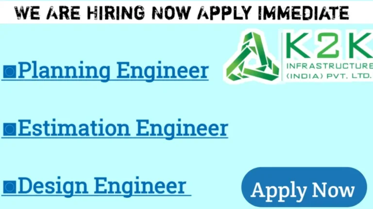 K2K Infrastructure India Hiring