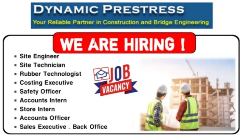 Dynamic Prestress India Pvt Ltd Vacancy