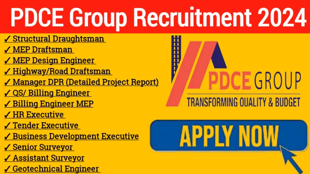 PDCE Group Recruitment 2024