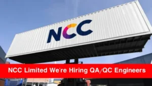 NCC Limited Job Opening For QA/QC Engineers