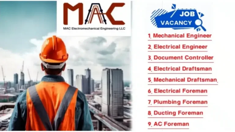 MAC Electrochemical Engineering LLC New Vacancy 2024