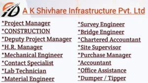 AK Shivhare Infrastructure Pvt. Ltd Urgent Hiring 2024