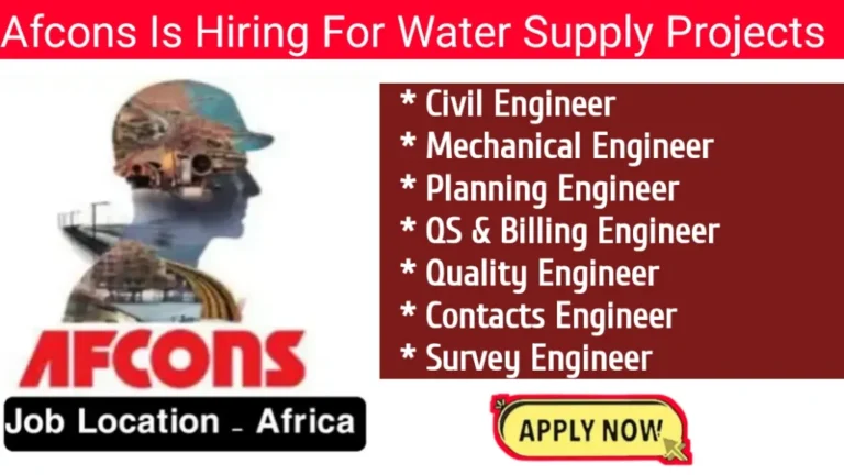 Afcons Infrastructure Ltd for Water Supply Projects in Africa