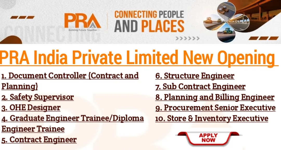 PRA India Private Limited New Opening April 2024