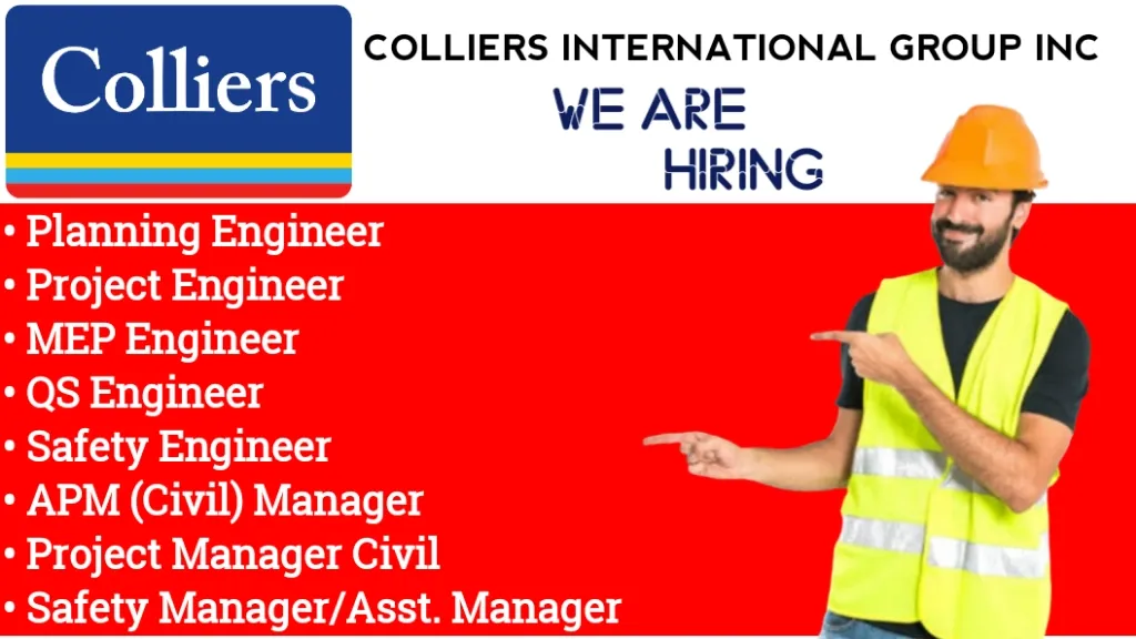 Colliers International Group Inc Multiple Positions Hiring 2024