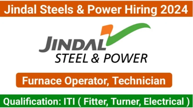 Jindal Steel & Power latest Job 2024