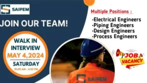 Saipem India Projects Pvt. Ltd Vacancy 2024