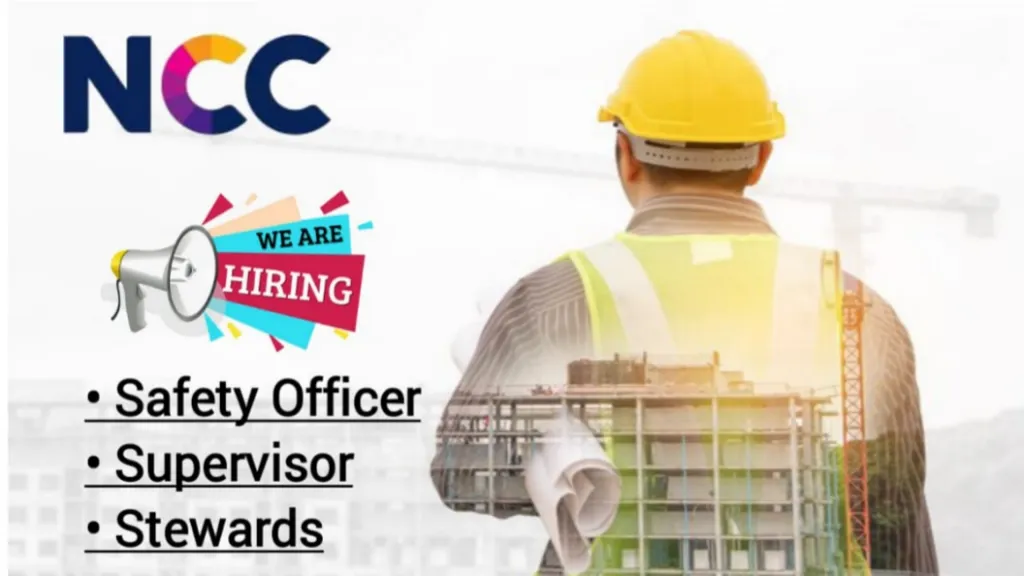 NCC Limited Vacancy for Supervisors