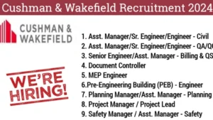 Cushman & Wakefield Walk-In Interview 2024