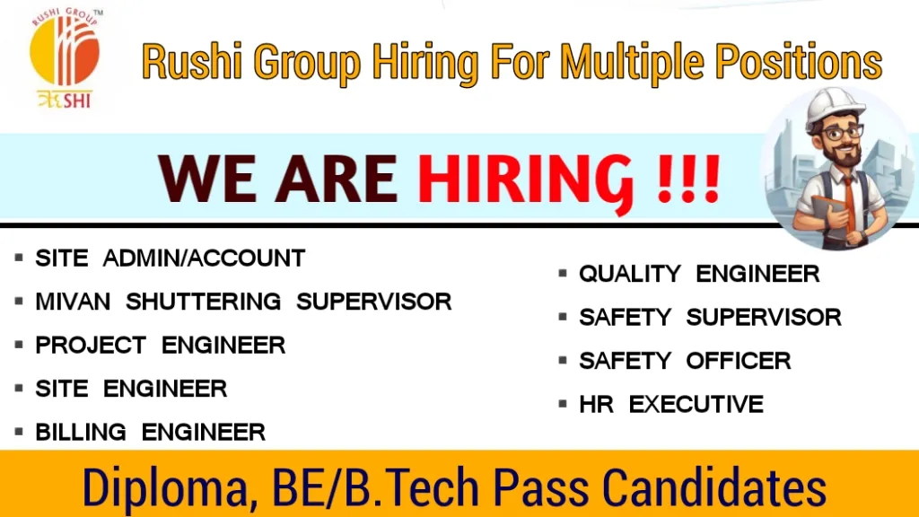 Rushi Group Recruitment 2024