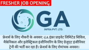 Job Opportunities for Freshers