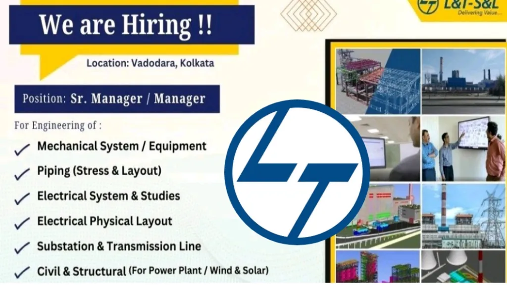 Career Opportunities at L&T-Sargent & Lundy Limited