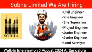 Sobha Limited Walk-In Interview