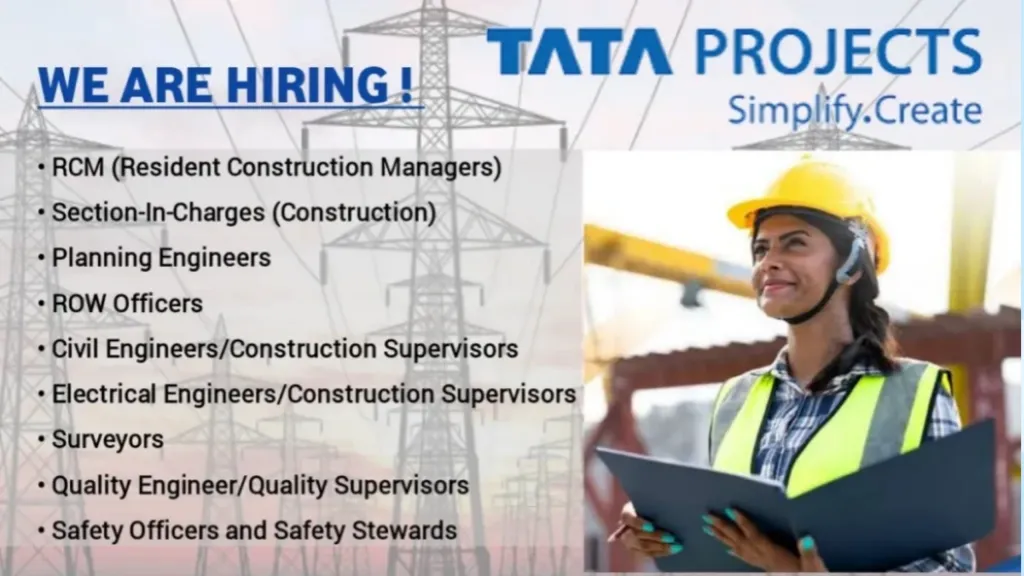 Tata Projects Latest Job