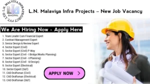 L.N. Malaviya Infra Projects - New Job Vacancy