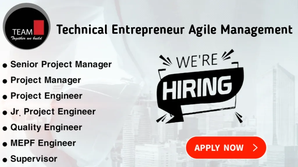 Technical Entrepreneur Agile Management Recruitment