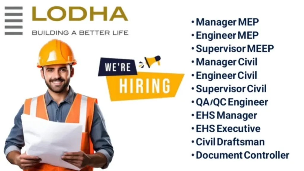 Lodha Group Hiring 2024