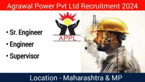 Agrawal Power Pvt Ltd Hiring 2024