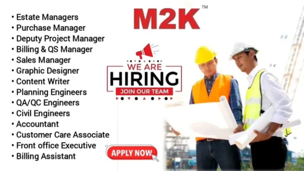 Job Opportunity at M2K Group