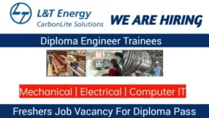 L&T Energy-CarbonLite Solutions Hiring Diploma Engineer Trainee