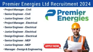 Premier Engineers Ltd Recruitment 2024