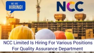 NCC Limited Hiring 2024