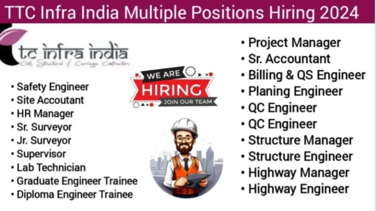 TTC Infra India Hiring 2024