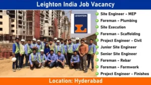 Leighton India Hiring in Hyderabad