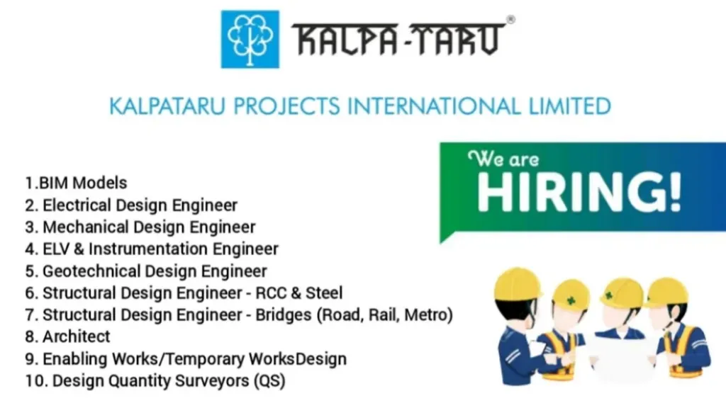 Kalpataru Projects International Ltd Jobs 2024