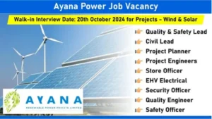 Ayana Power Job Vacancy