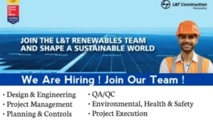 L&T Construction Renewable Energy Job Vacancies