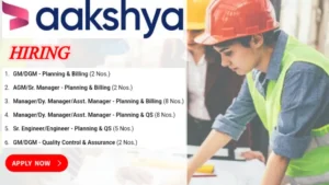 Aakshya Infra Projects Pvt. Ltd. Hiring