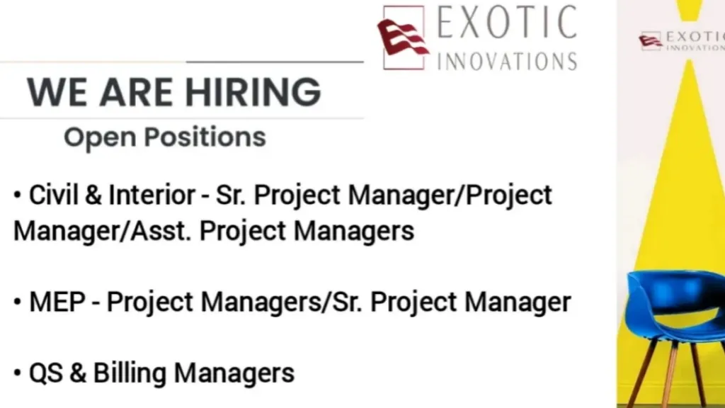 Exotic Innovation Pvt Ltd Walk-In Interview 2024