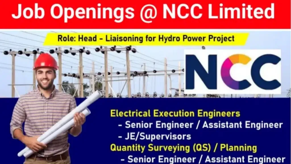 NCC Limited Hiring