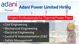 Adani Power Ltd Career Opportunity