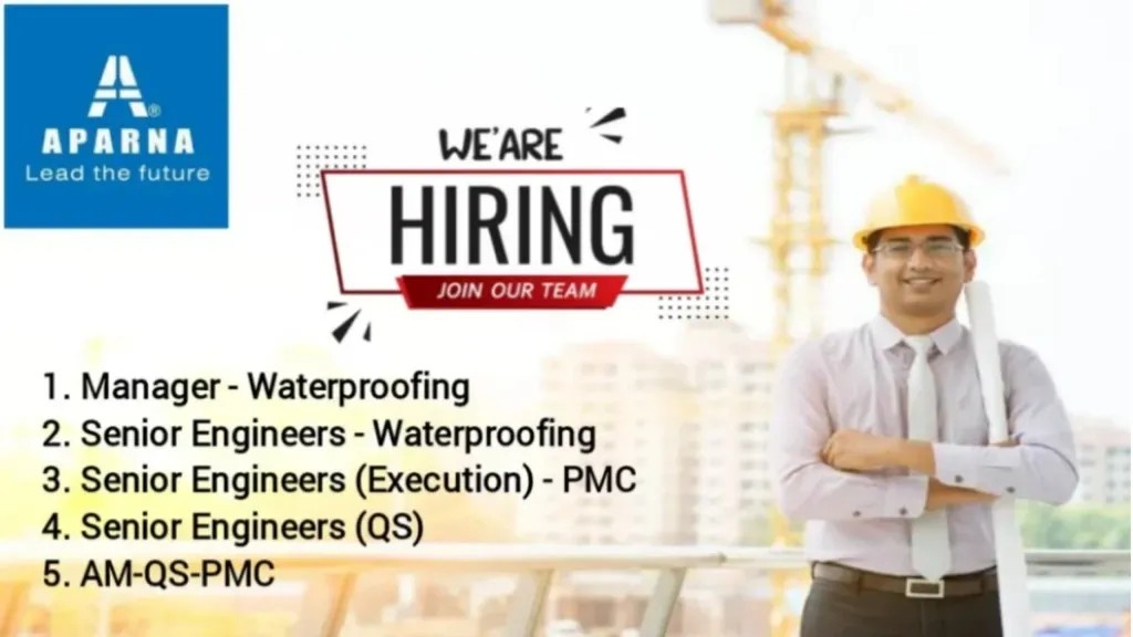 Aparna Constructions Hiring