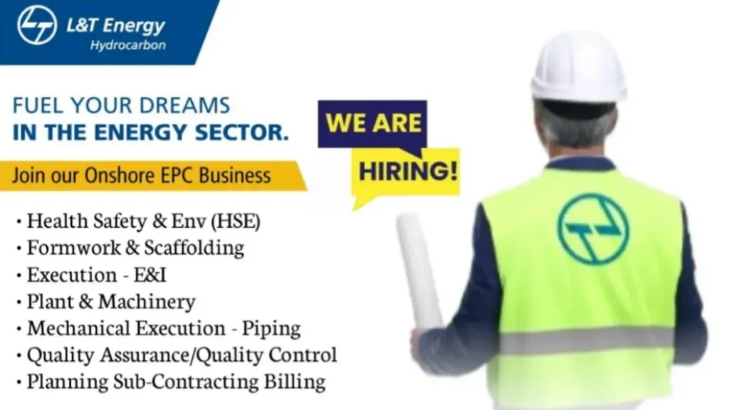 L&T Energy Hydrocarbon New Job