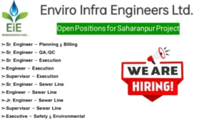 Enviro Infra Engineers Ltd Hiring