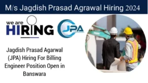 Jagdish Prasad Agarwal (JPA) Hiring