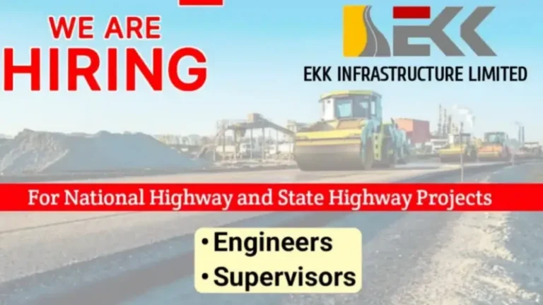 EKK Infrastructure Ltd Hiring