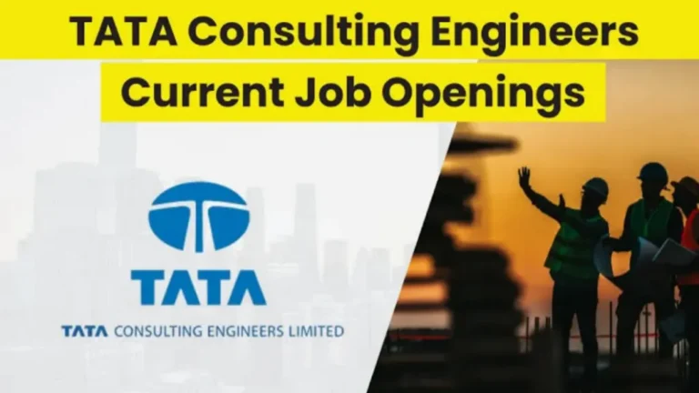 TATA Consulting Engineers Limited Latest Job 2024