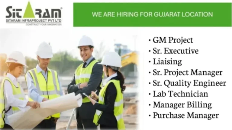 Sitaram Infraproject Pvt Ltd Vacancy