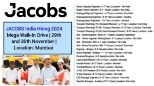 Jacobs Engineering Pvt Ltd Job