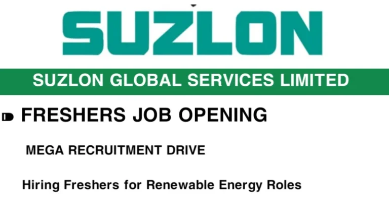 Suzlon Global Services Recruitment