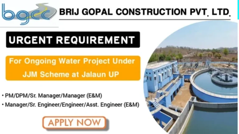 Brij Gopal Construction Pvt Ltd Hiring