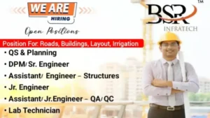 BSR Infratech India Ltd Hiring